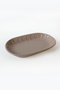 Hermia X00017601 Juego de Platos de Gres Cerámico Beige 25x15cm (2 Piezas) Duraderos y Elegantes para Comidas Diarias y Especiales